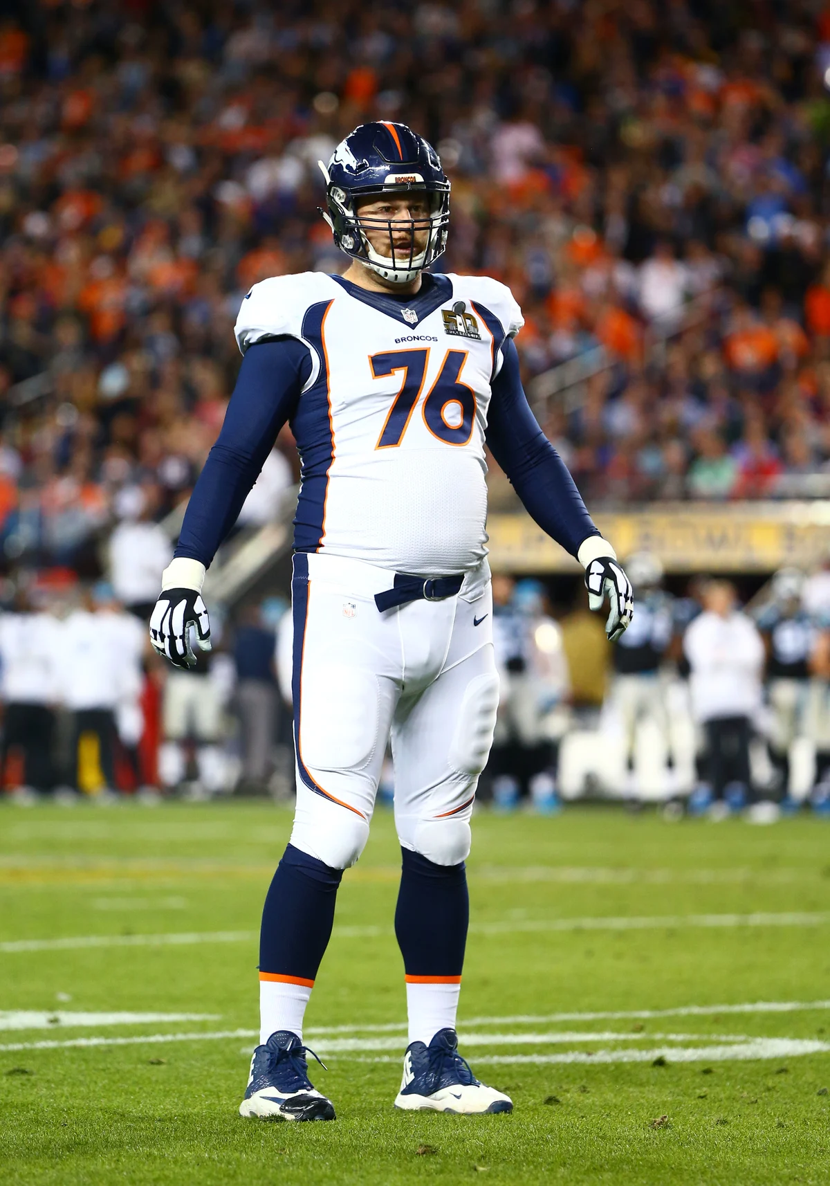 Tyler Polumbus in Denver Broncos number 76